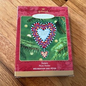 Hallmark sister’s ornament